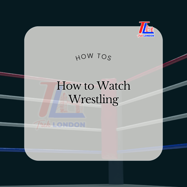 How to Watch Wrestling Matches